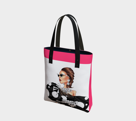 Diva Couture Illustration by Mark Belford Tote Bag